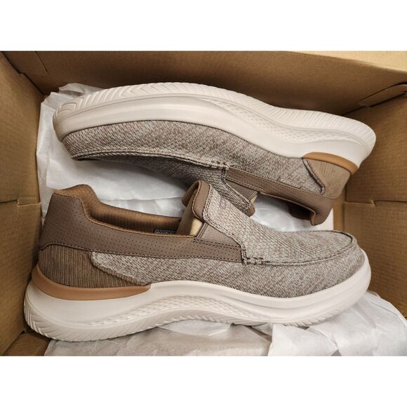 Skechers Hasting Marco Men’s Shoes Size 12 | Khaki | Memory Foam - Picture 7 of 10